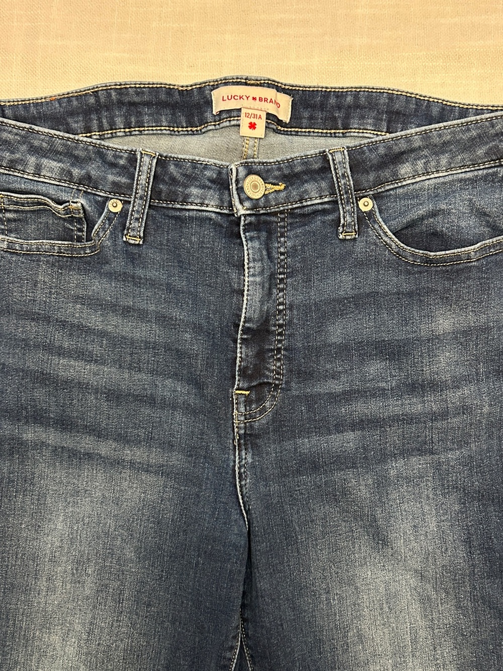 Lucky Brand Juniors Blue Mid-Rise Jeans